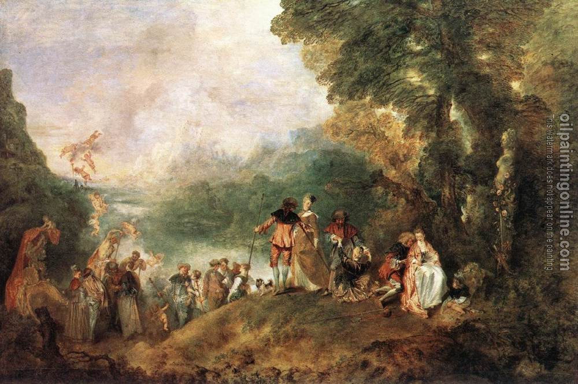 Watteau, Jean-Antoine - The Embarkation for Cythera